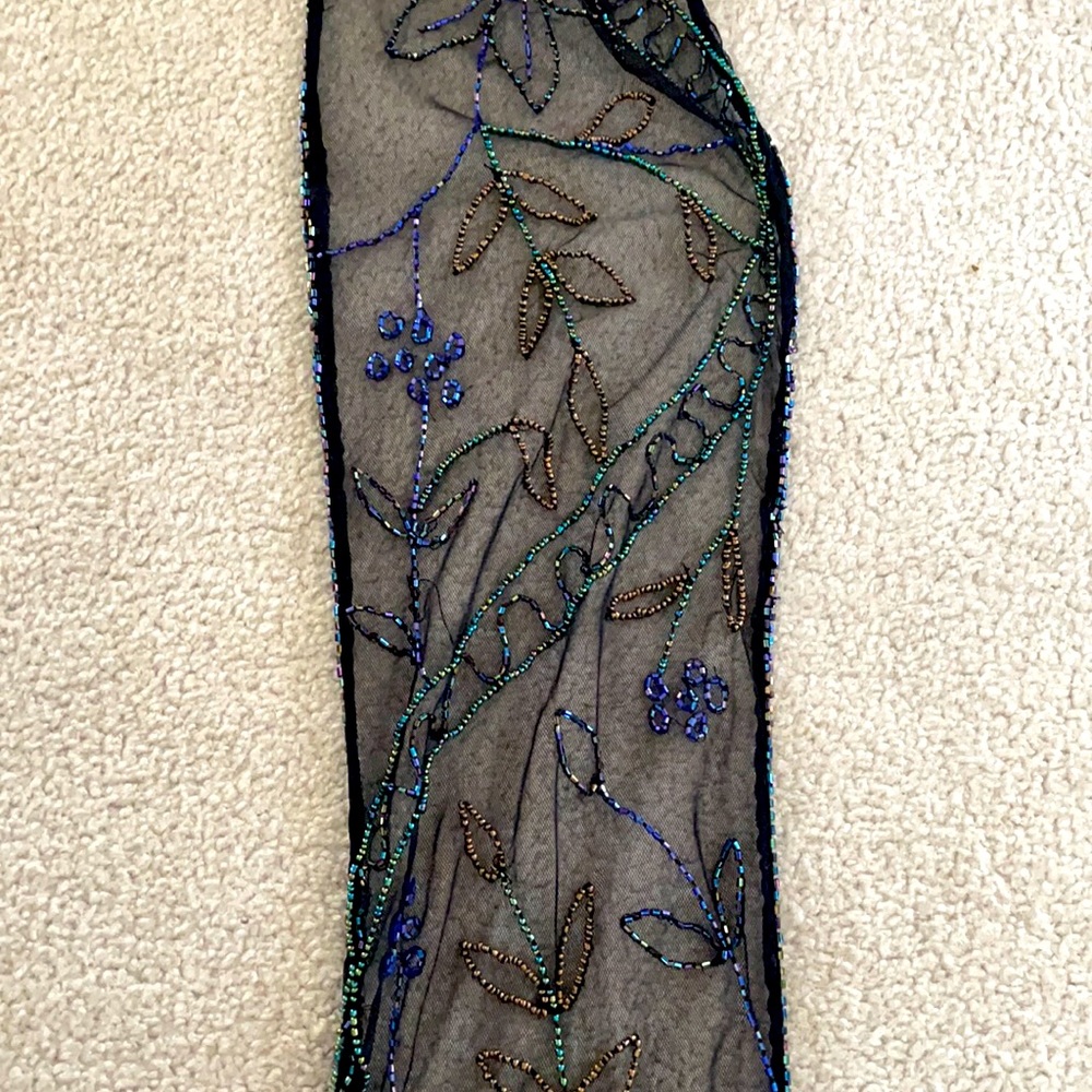 Gorgeous beaded scarf Chicos